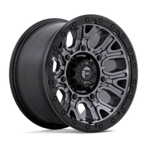 17x9 Fuel Off-Road D825 Traction Matte Gunmetal Black Ring 6x139.7 ET1 Wheel