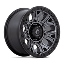 17x9 Fuel Off-Road D825 Traction Matte Gunmetal Black Ring 6x139.7 ET1 Wheel