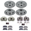 PowerStop OE Stock Replacement Low-Dust Ceramic Brake Pad, Rotor and Caliper Kit