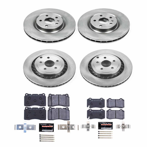 PowerStop Track Day High-Performance Brake Pad and Rotor Kit