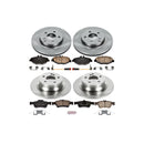 PowerStop OE Stock Replacement Low-Dust Ceramic Brake Pad and Rotor Kit