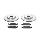 PowerStop Z23 Daily Driver Carbon-Fiber Ceramic Brake Pad and Drilled & Slotted