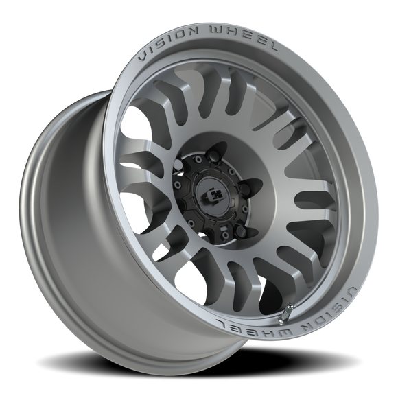 17x9.5 Vision 409 Inferno Satin Grey 6x5.5 (6x139.7) ET-18 wheel/rim