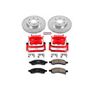 PowerStop Z23 Daily Driver Carbon-Fiber Ceramic Pads Drilled & Slotted Rotor & C
