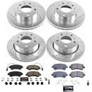 PowerStop Z23 Daily Driver Carbon-Fiber Ceramic Brake Pad and Drilled & Slotted