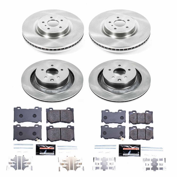 PowerStop Track Day High-Performance Brake Pad and Rotor Kit