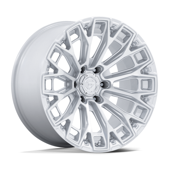 20x9 Fuel Off-Road FC882 Trax Gloss Silver W/ Machined Face 6x135 ET20 Wheel