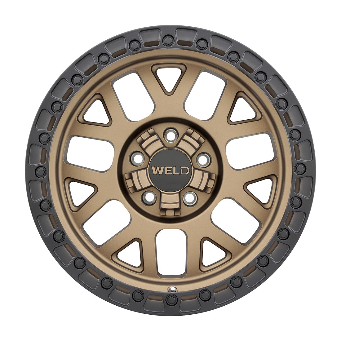 17x8.5 WELD Off-Road Cinch Bronze / Black 5x100 5x114.3 5x4.5 ET38 Wheel - 0