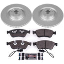 PowerStop Genuine Geomet Coated Rotor and Carbon-Fiber Ceramic Brake Pad Kit