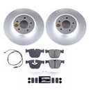 PowerStop Genuine Geomet Coated Rotor and Carbon-Fiber Ceramic Brake Pad Kit