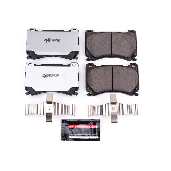 PowerStop Z26 Street Performance Carbon-Fiber Ceramic Brake Pads With Hardware