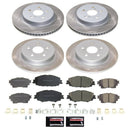PowerStop Semi-Coated Rotor and Low-Dust Ceramic Brake Pad Kit