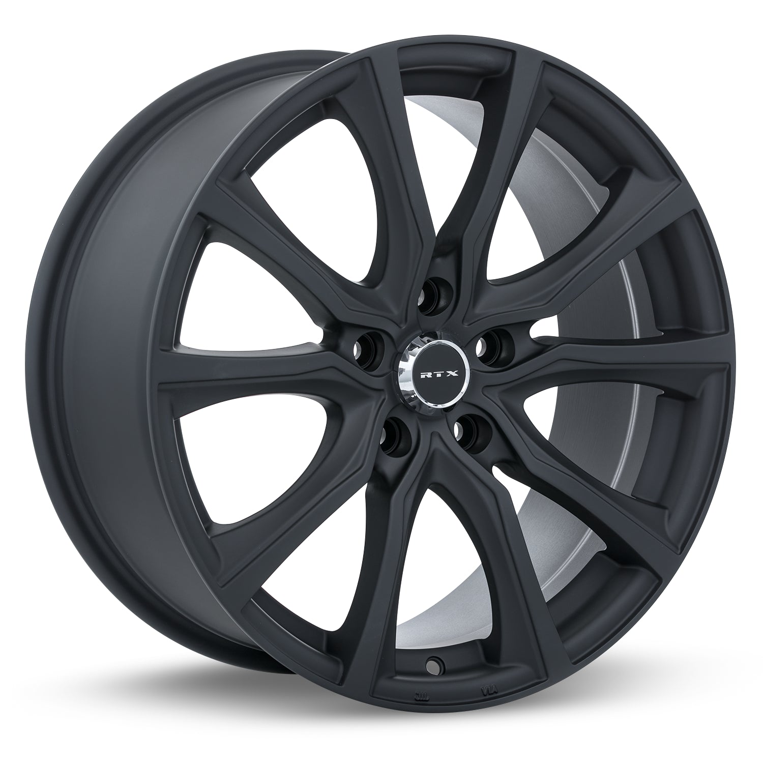 18x8 RTX Contour Matte Black 5x110 ET40 wheel/rim