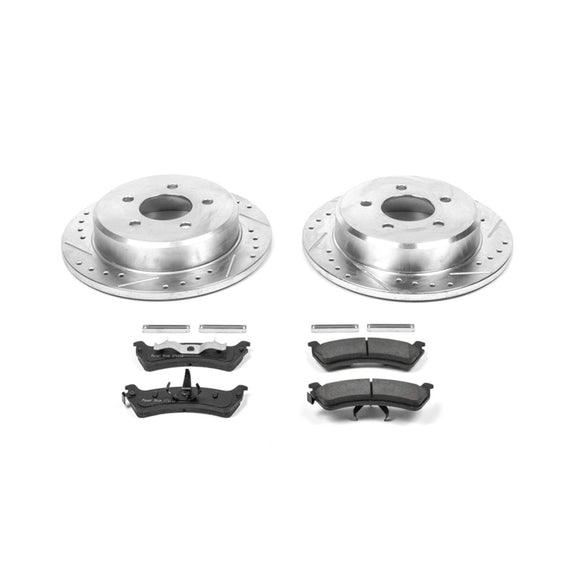 PowerStop Z23 Daily Driver Carbon-Fiber Ceramic Brake Pad and Drilled & Slotted