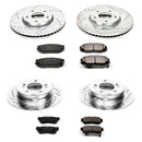 PowerStop Z23 Daily Driver Carbon-Fiber Ceramic Brake Pad and Drilled & Slotted