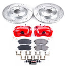 PowerStop Z23 Daily Driver Carbon-Fiber Ceramic Pads Drilled & Slotted Rotor & C