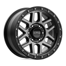 17X9 KMC KM544 MESA Satin Black With Gray Tint 6X114.3 ET18 wheel/rim