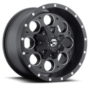 15X10 Fuel D525 REVOLVER Matte Black Milled 6X139.7 ET-43 wheel/rim-4