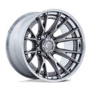 20x10 Fuel Off-Road FC402 Catalyst Platinum With Chrome Lip 8x180 ET-18 Wheel