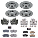 PowerStop OE Stock Replacement Low-Dust Ceramic Brake Pad, Rotor and Caliper Kit
