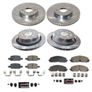 PowerStop Z23 Daily Driver Carbon-Fiber Ceramic Brake Pad and Drilled & Slotted