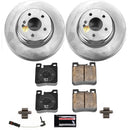PowerStop Genuine Geomet Coated Rotor and Carbon-Fiber Ceramic Brake Pad Kit