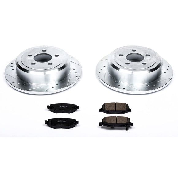 PowerStop Z23 Daily Driver Carbon-Fiber Ceramic Brake Pad and Drilled & Slotted