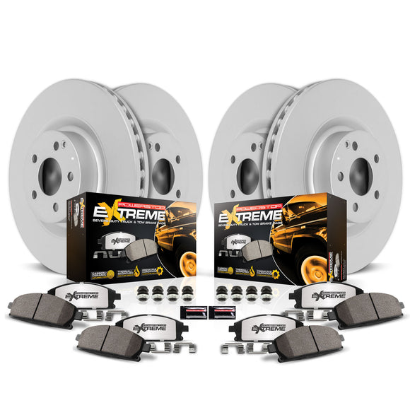 Z36 Truck & Tow Premium Carbon-Fiber Ceramic Brake Pad and Fully Coated Rotor Ki