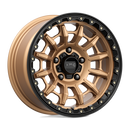 17X9 KMC KM547 CARNAGE Matte Bronze With Black Lip 5X127 ET0 wheel/rim-3