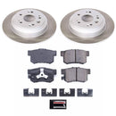 PowerStop Semi-Coated Rotor and Low-Dust Ceramic Brake Pad Kit
