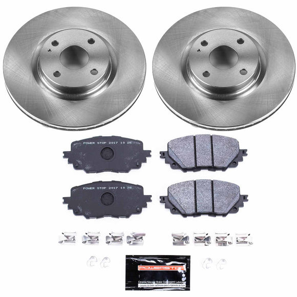 PowerStop Track Day Spec High-Performance Brake Pad and Rotor Kit