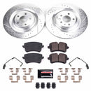 PowerStop Z23 Daily Driver Carbon-Fiber Ceramic Brake Pad and Drilled & Slotted