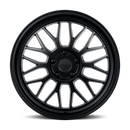 18x8 Katana KR06 Matte Black Wheel 5x112 ET40 CB66.6