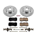 PowerStop OE Stock Replacement Low-Dust Ceramic Brake Pad and Rotor Kit