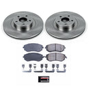 PowerStop OE Stock Replacement Low-Dust Ceramic Brake Pad and Rotor Kit