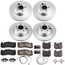 PowerStop Genuine Geomet Coated Rotor and Carbon-Fiber Ceramic Brake Pad Kit
