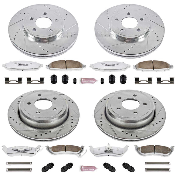 PowerStop Z26 Street Performance Ceramic Brake Pad and Drilled & Slotted Rotor K
