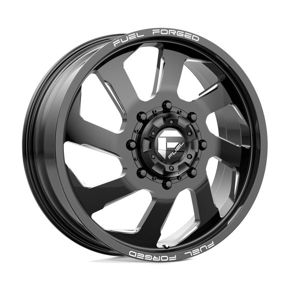 20X8.25 Fuel MONO DD39 FF39D Gloss Black Milled 8X200 ET-202 wheel/rim