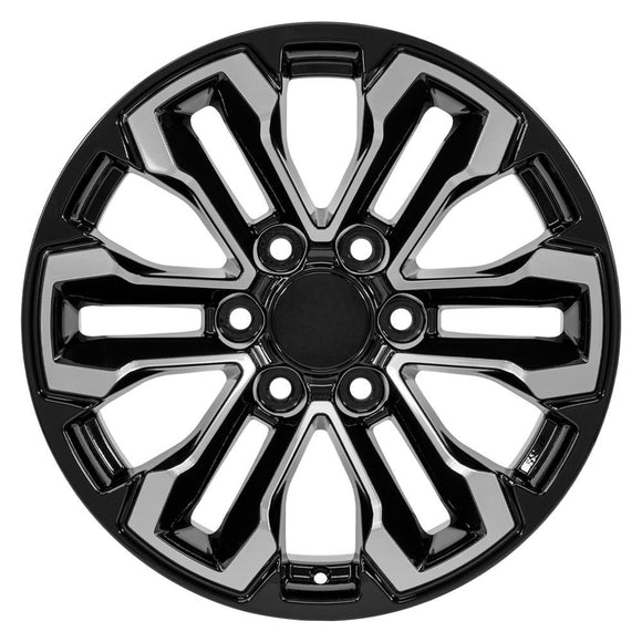 18" Replica CV69 fits Chevrolet Silverado 18 in. x 8.5 in. Gloss Black