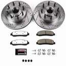 PowerStop Z36 Carbon-Fiber Ceramic Brake Pad with Drilled and Slotted Rotor Kit