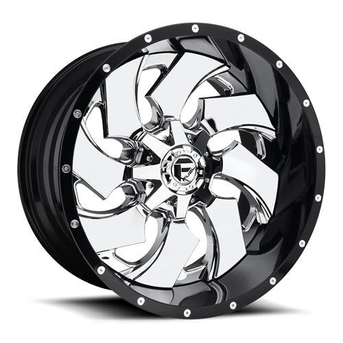 20x9 Fuel Off-Road D240 CLEAVER Chrome Wheel 5x139.7 5x150 ET20 CB110.1