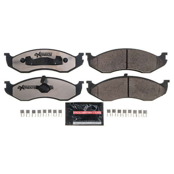 PowerStop Z36 Truck And Tow Carbon-Fiber Ceramic Brake Pads With Hardware
