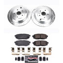 PowerStop Z23 Daily Driver Carbon-Fiber Ceramic Brake Pad and Drilled & Slotted