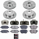 PowerStop OE Stock Replacement Low-Dust Ceramic Brake Pad, Rotor and Caliper Kit