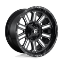20x10 Fuel Off-Road D620 Hardline Gloss Black Milled 8x165.1 ET-18 CB125.1 Wheel