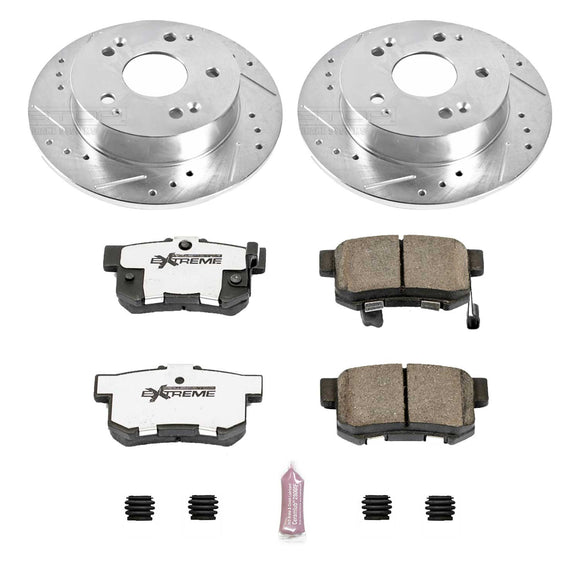 PowerStop Z26 Street Performance Ceramic Brake Pad and Drilled & Slotted Rotor K