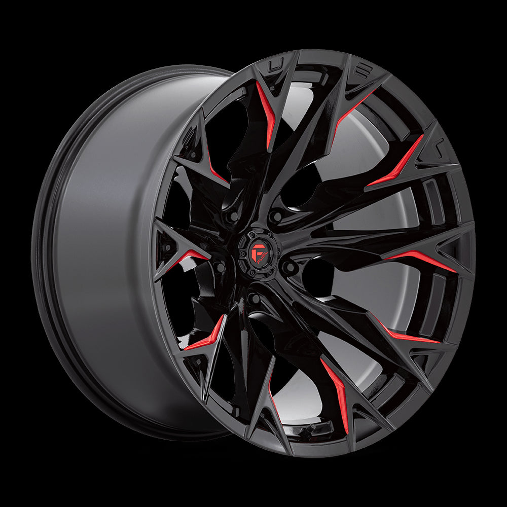 22X12 Fuel D823 FLAME G-BLK MILL C-RED 5X127 ET-44 wheel/rim - 0