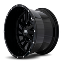 20x12 Hardrock Overdrive Gloss Black 5x139.7/150 ET-51 wheel/rim