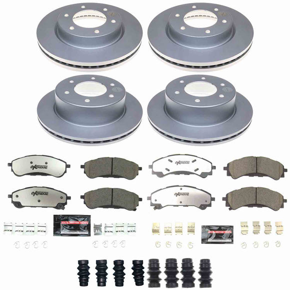 PowerStop Z36 Truck & Tow Premium Carbon-Fiber Ceramic Brake Pad and Fully Coate