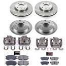 PowerStop OE Stock Replacement Low-Dust Ceramic Brake Pad, Rotor and Caliper Kit